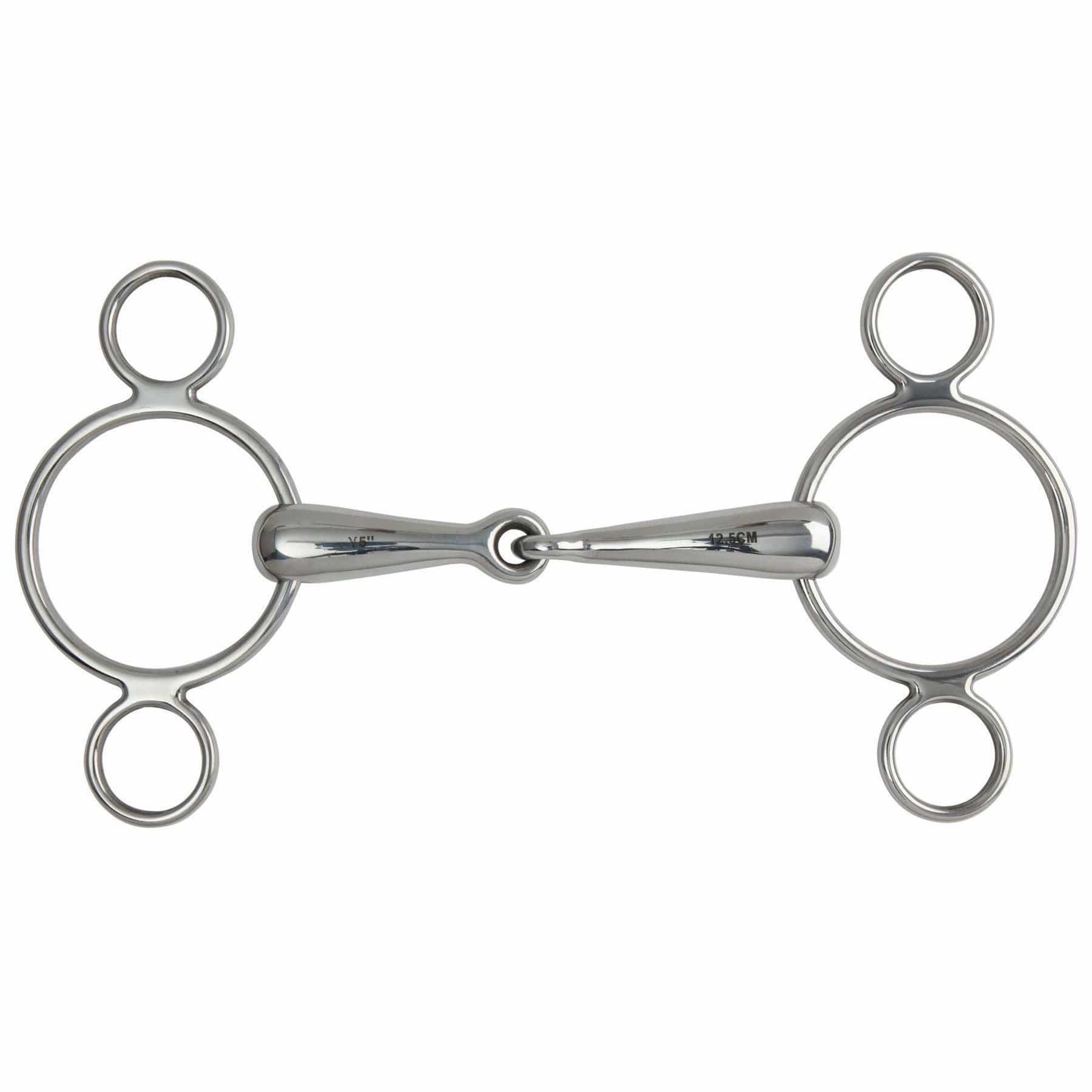 Shires Hollow Mouth Two Ring Gag