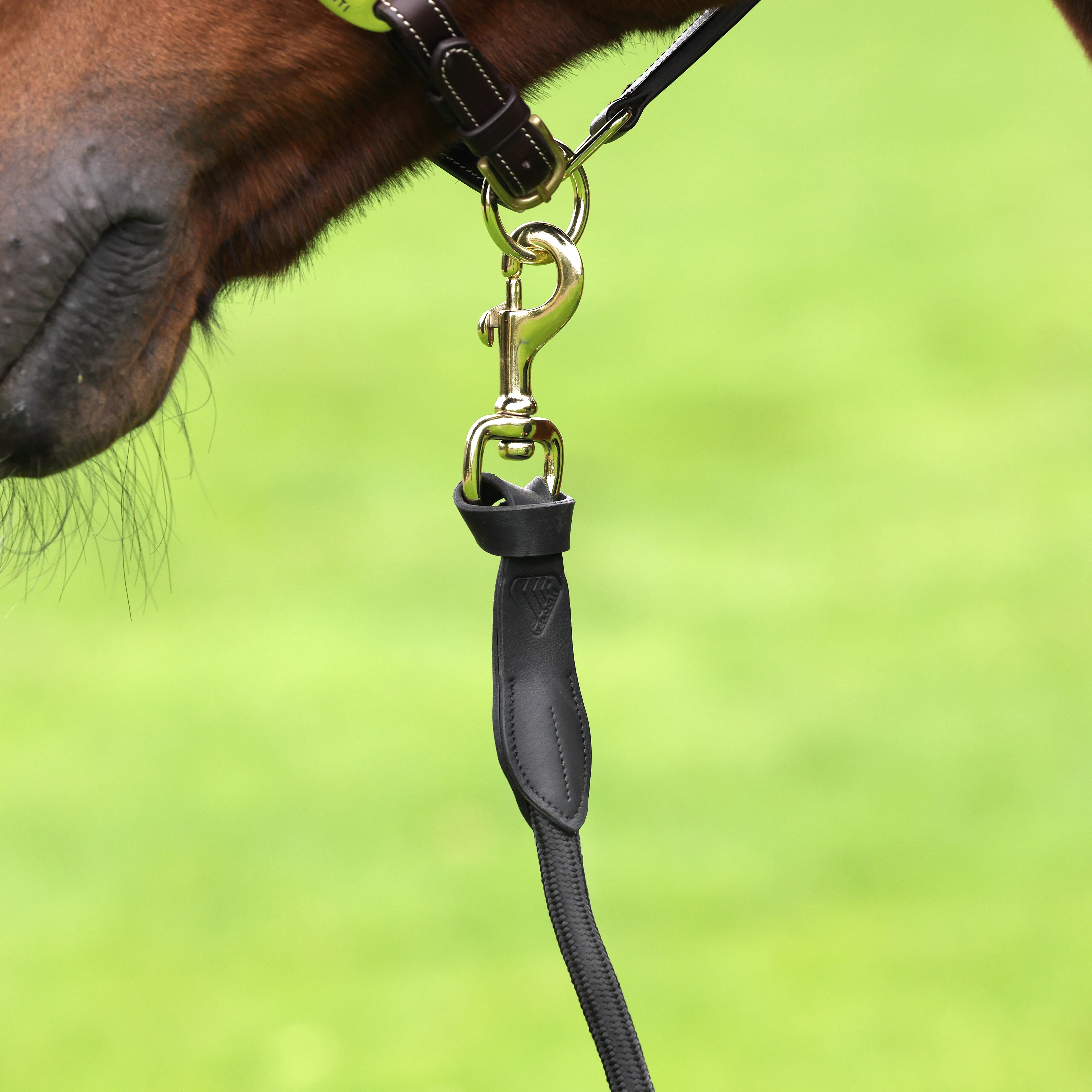 Shires Velociti Lusso Leather Lead Rope - Image 4
