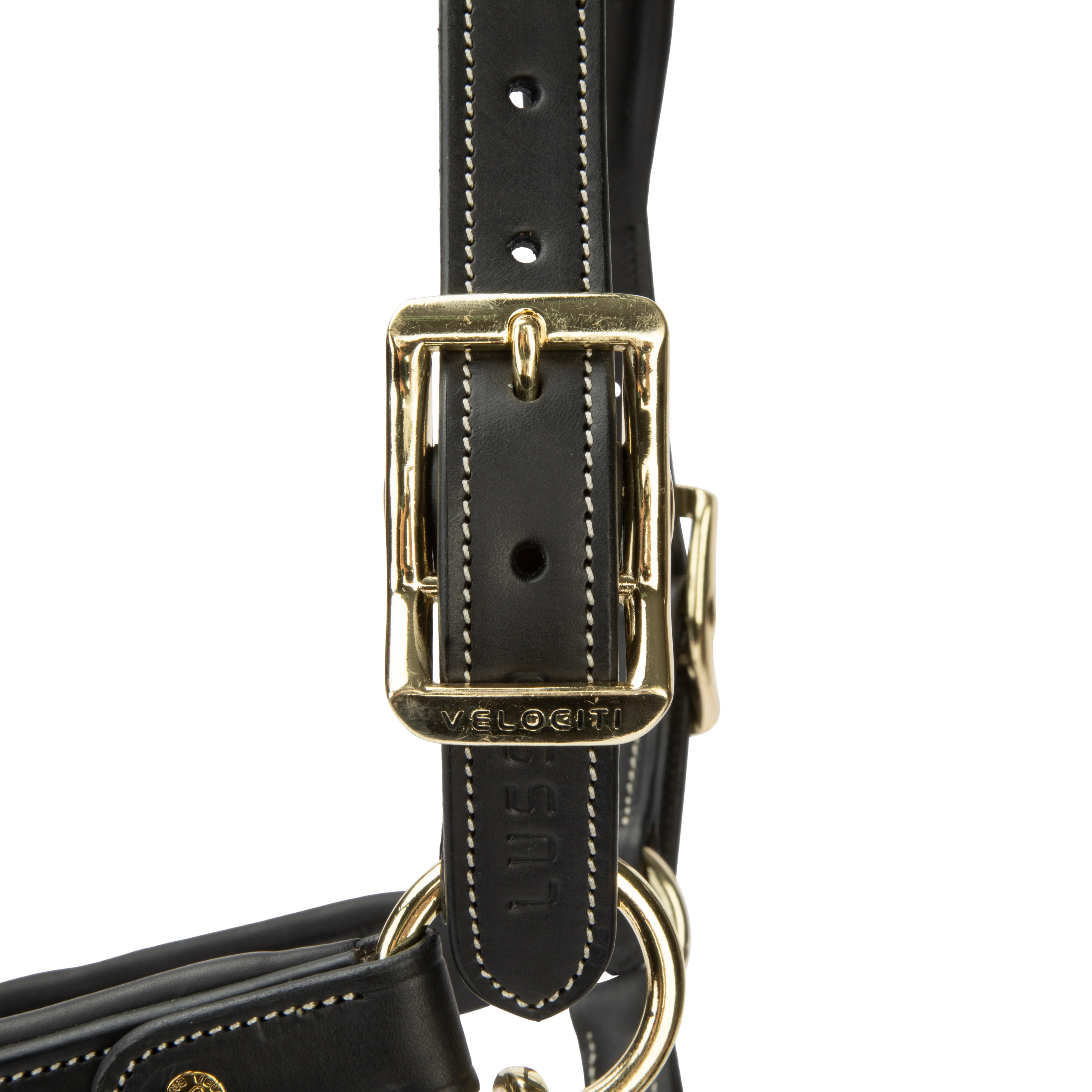Shires Velociti Lusso Lorca Leather Headcollar - Image 4