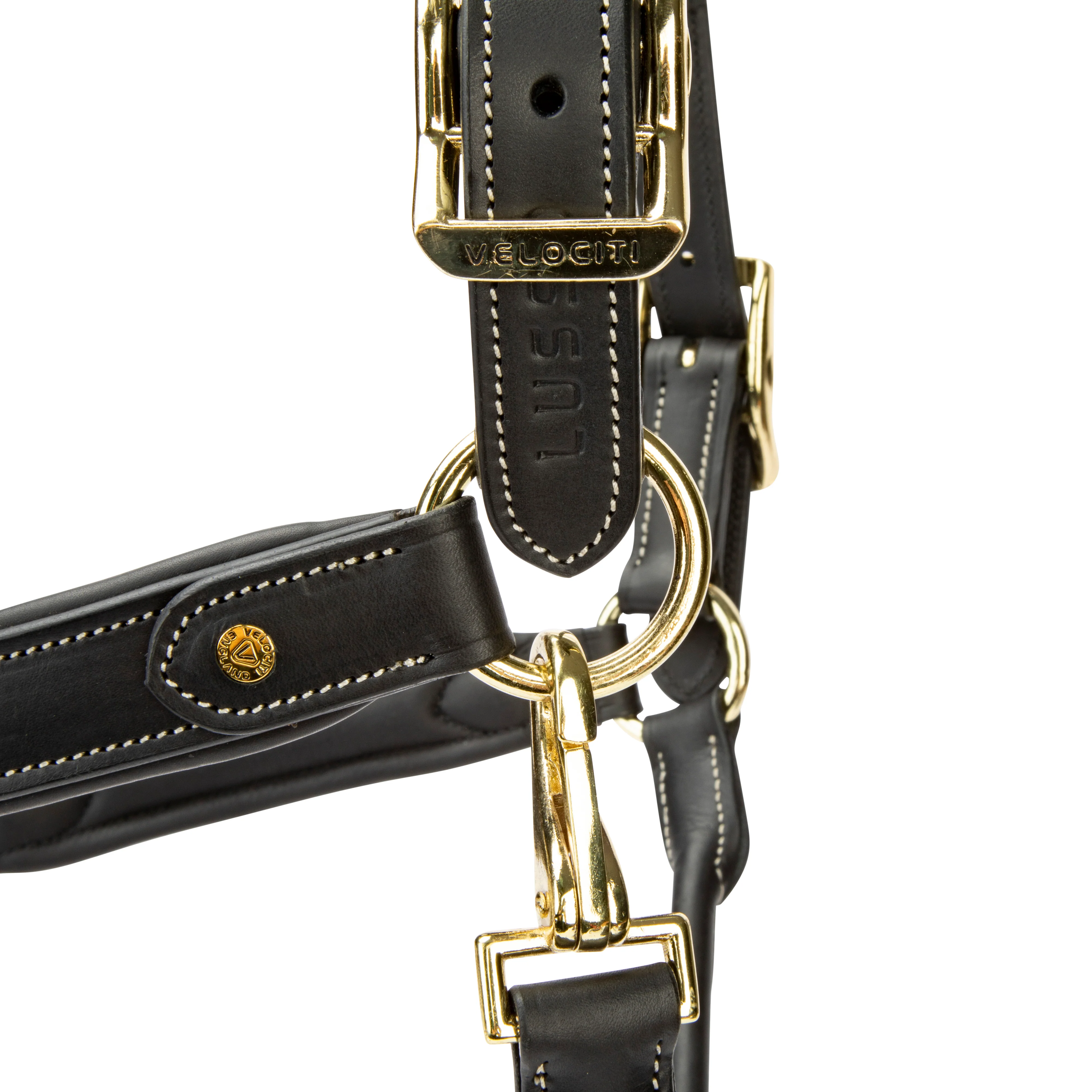 Shires Velociti Lusso Lorca Leather Headcollar - Image 5