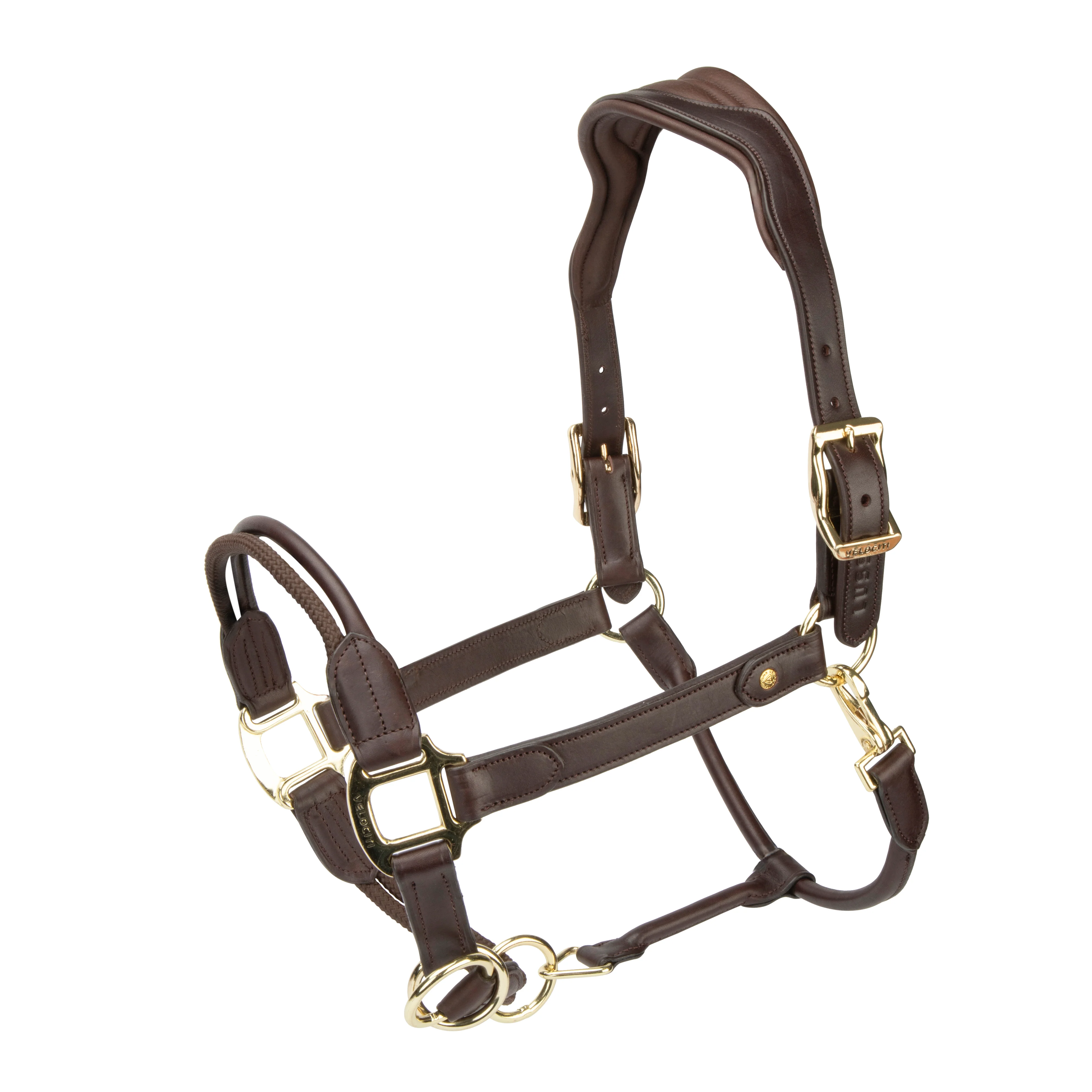 Shires Velociti Lusso Soria Leather Headcollar - Image 17