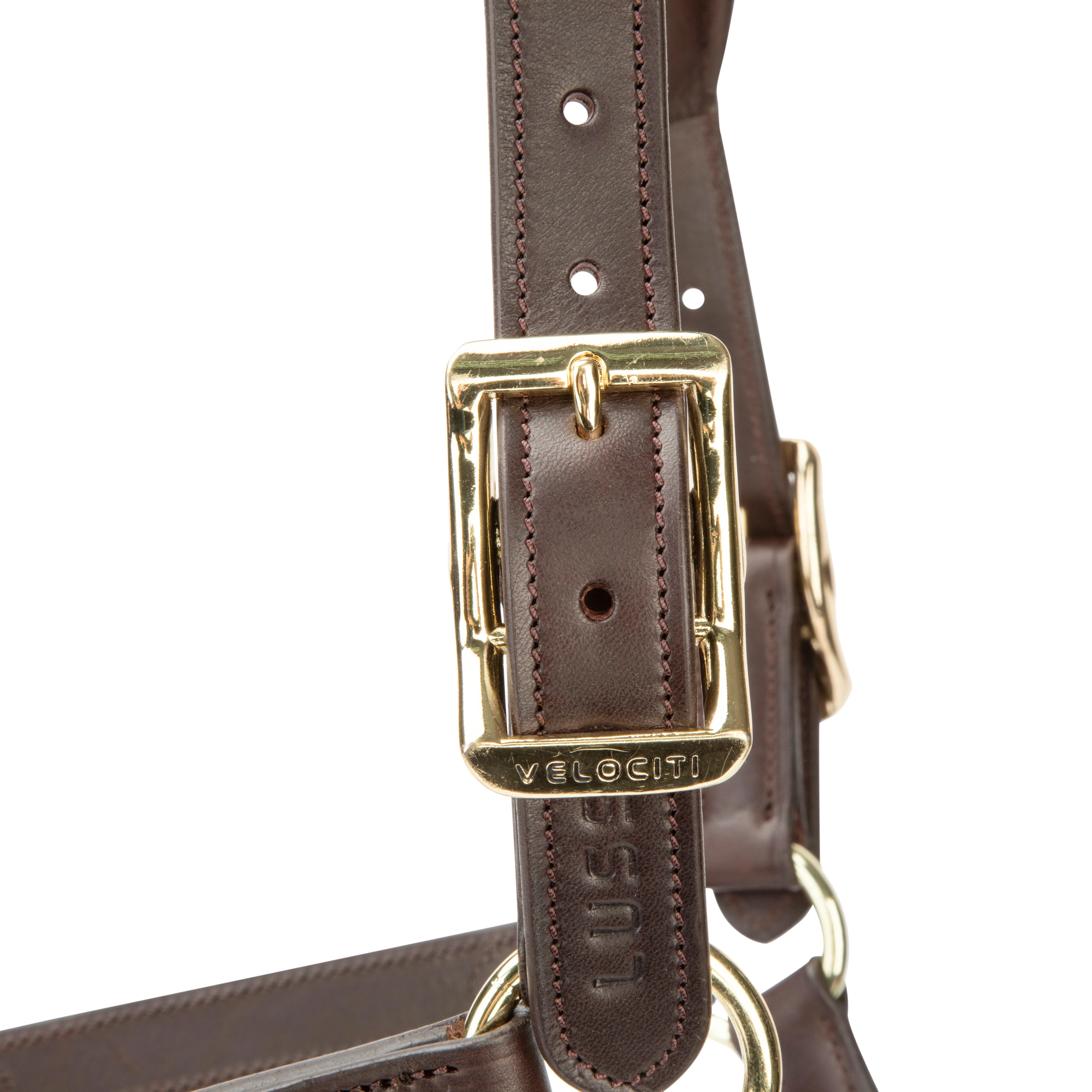 Shires Velociti Lusso Soria Leather Headcollar - Image 18