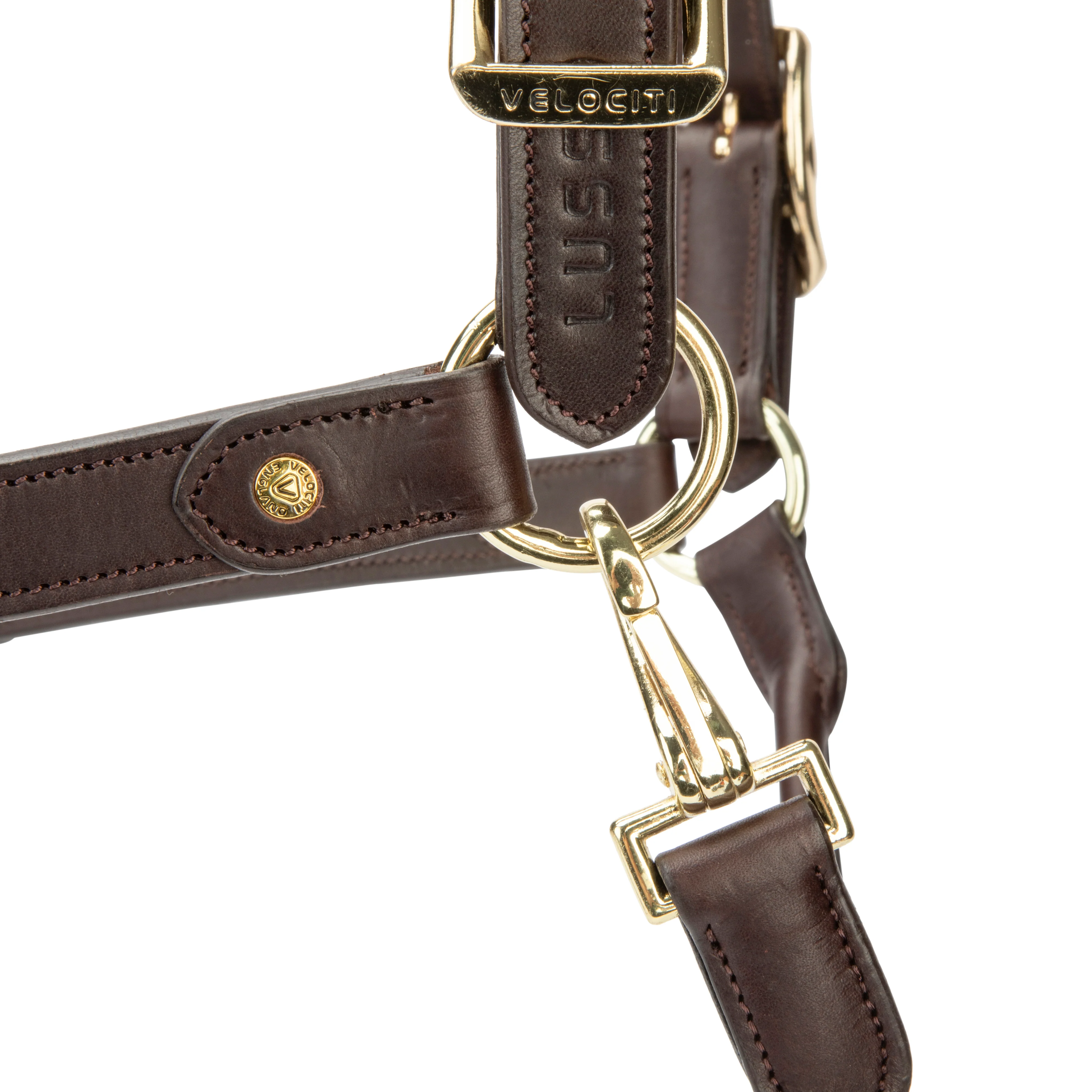 Shires Velociti Lusso Soria Leather Headcollar - Image 19
