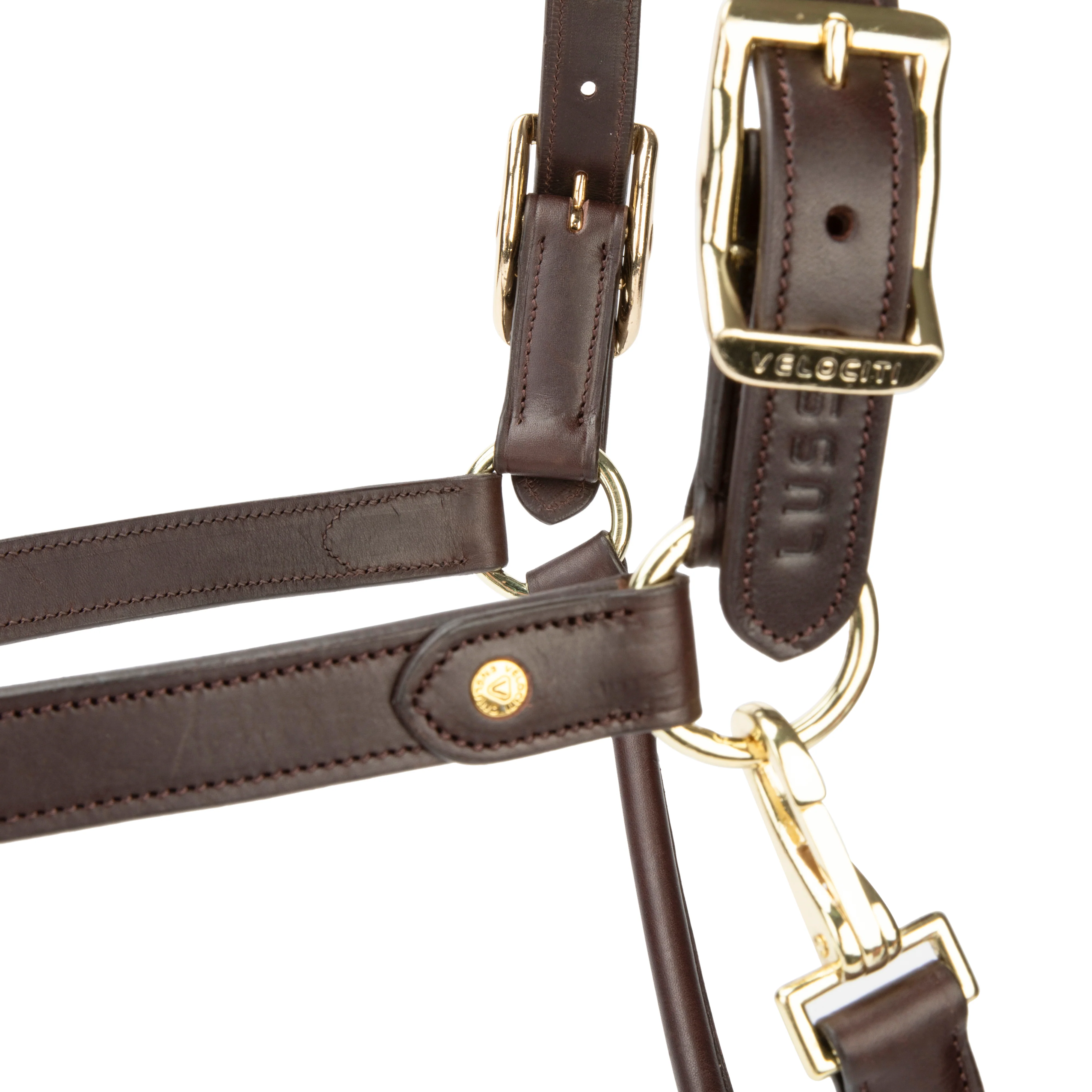 Shires Velociti Lusso Soria Leather Headcollar - Image 27