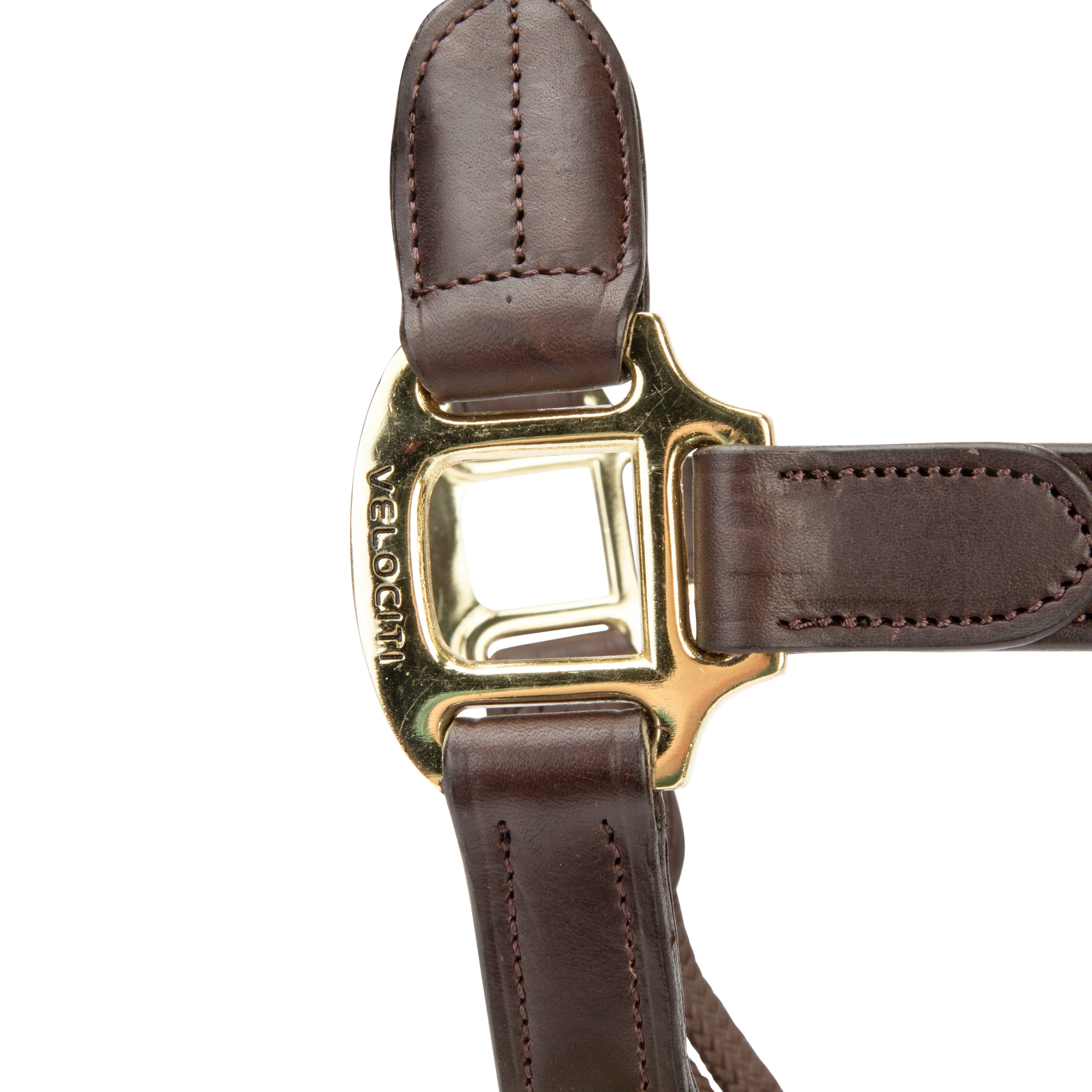 Shires Velociti Lusso Soria Leather Headcollar - Image 29