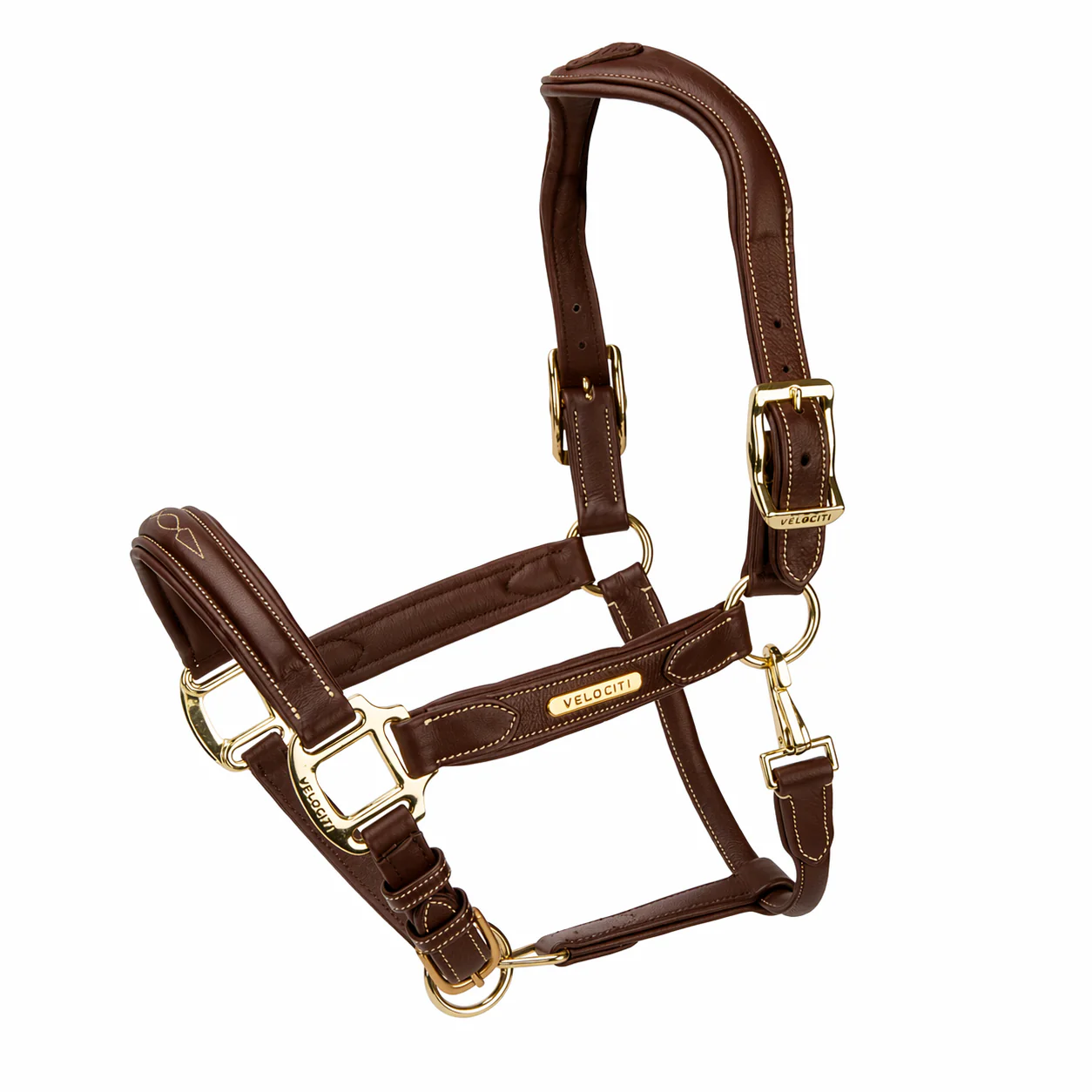 Shires Velociti Rapida Comfort Leather Headcollar - Image 2