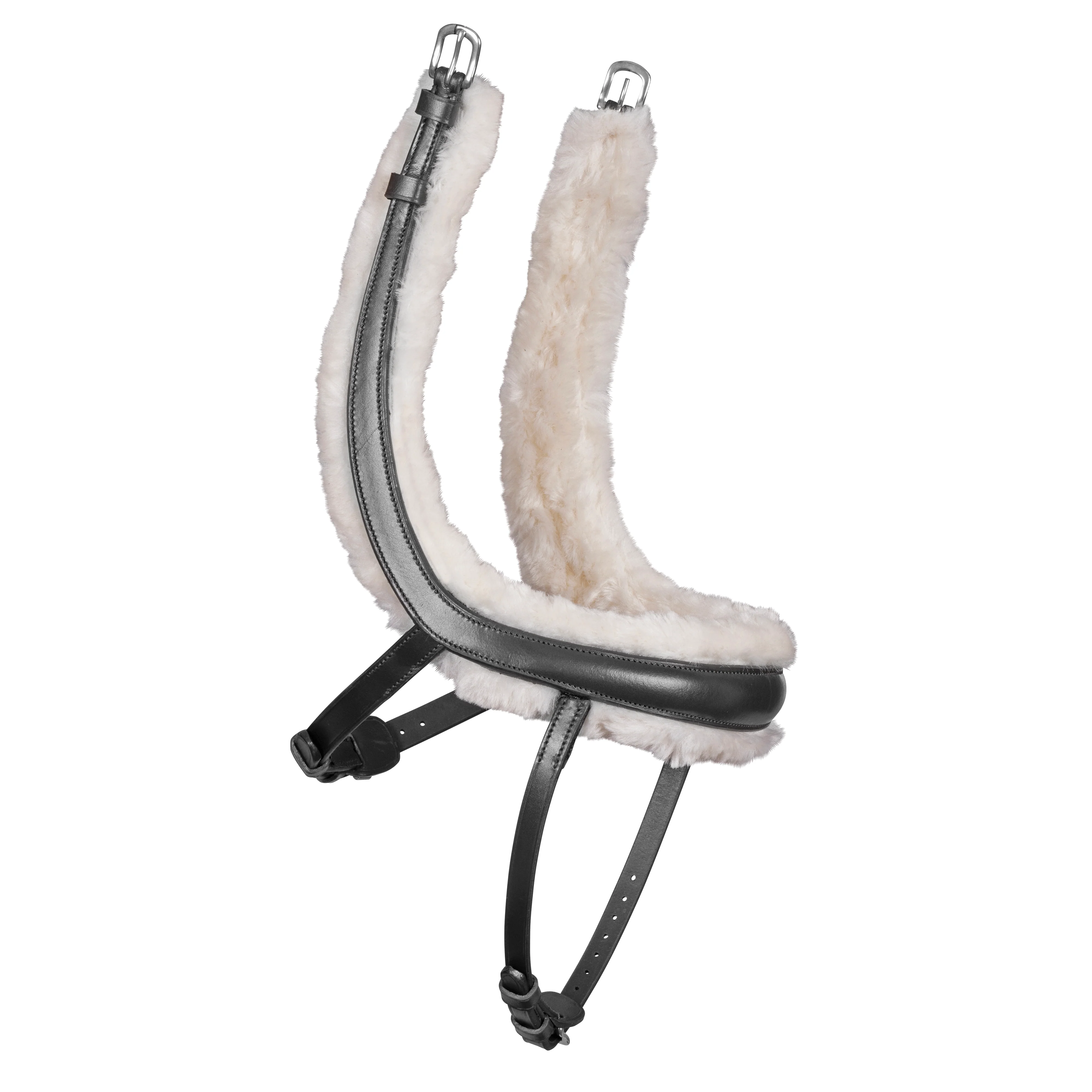 Shires Velociti Rapida Fleece Curved Flash Noseband