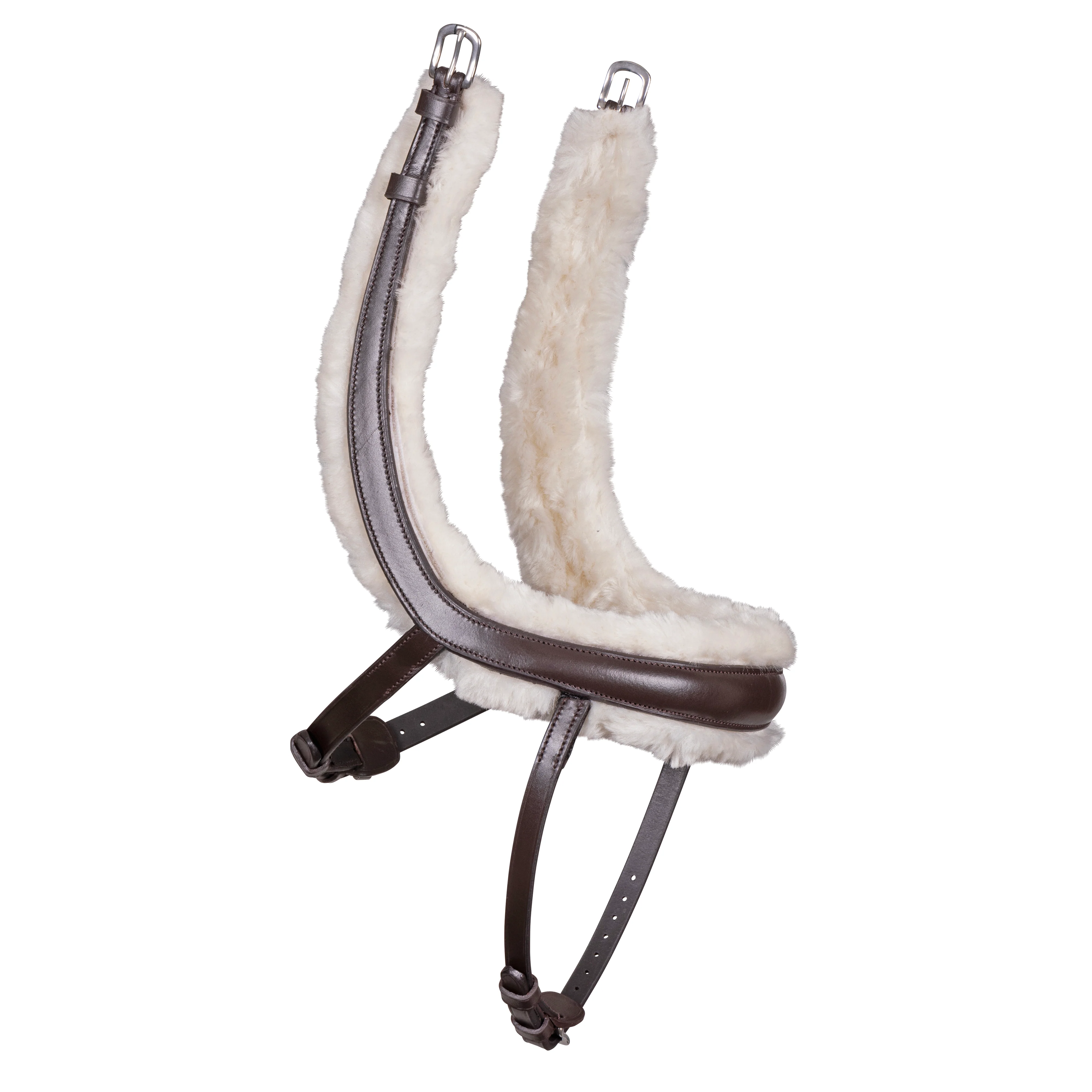 Shires Velociti Rapida Fleece Curved Flash Noseband - Image 3