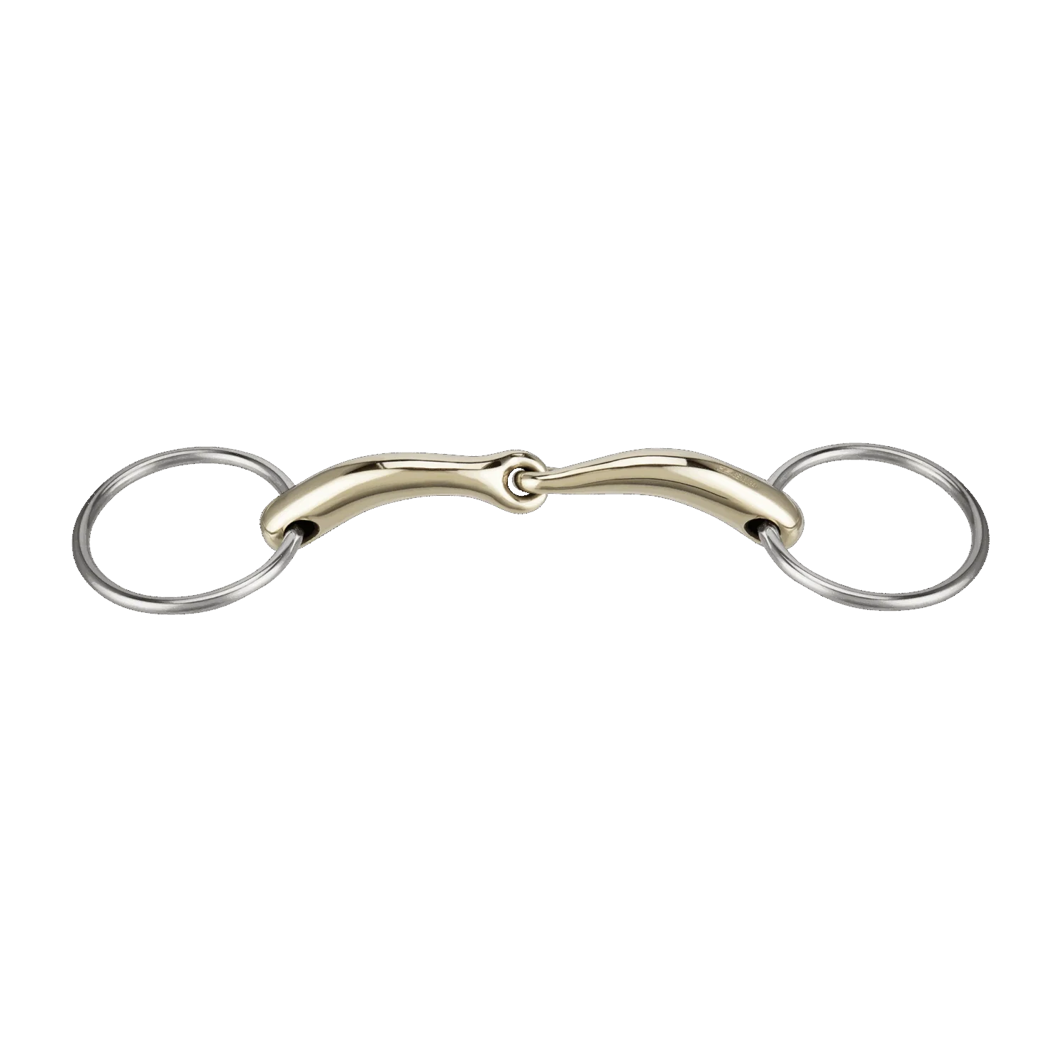Sprenger Pronamic Bradoon 14mm Sensogan Stainless Steel Single Jointed 55mm Ring