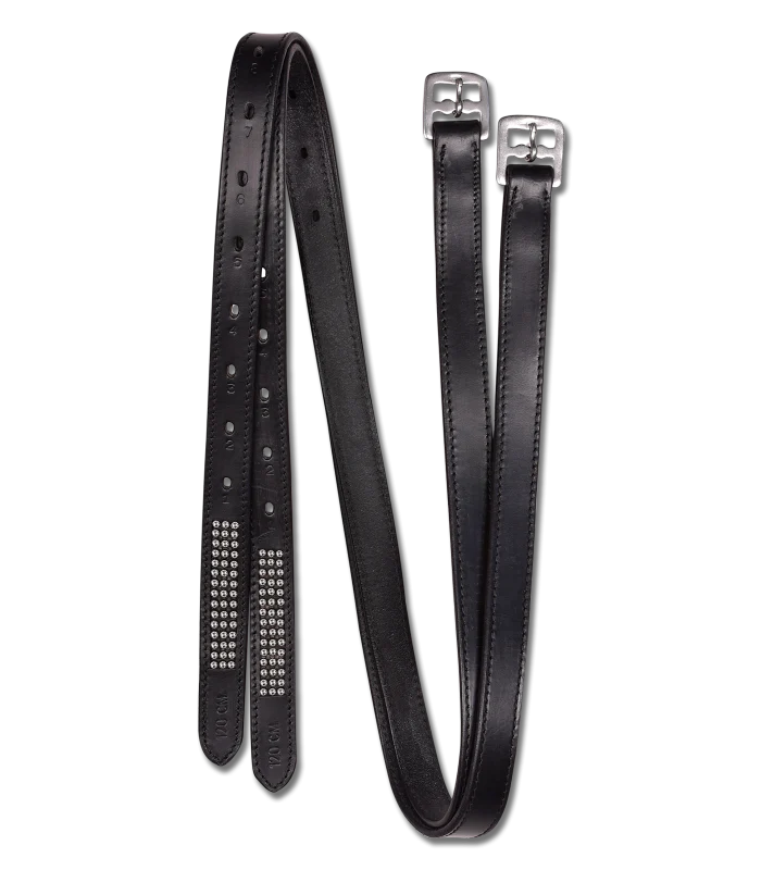 STAR Stirrup Leathers with Crystals