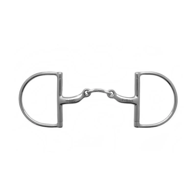 Stubben 2259 Anatomic D-Ring Stainless Steel Double Broken Bit - Image 2