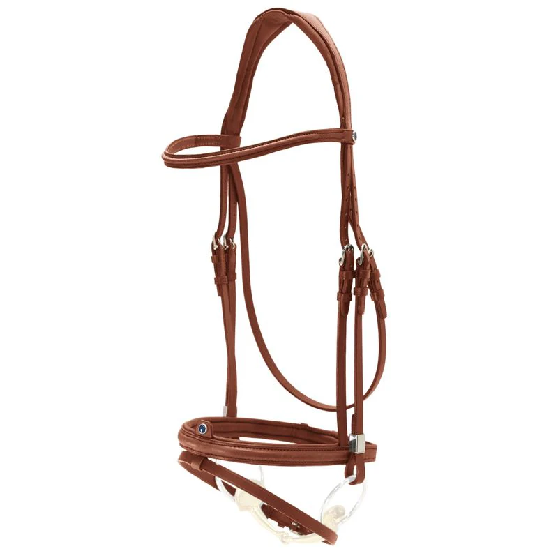 Stubben 2700 Pro-Jump Combined Noseband Snaffle Bridle - Image 5