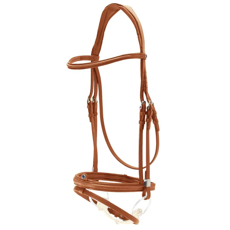 Stubben 2700 Pro-Jump Combined Noseband Snaffle Bridle - Image 6