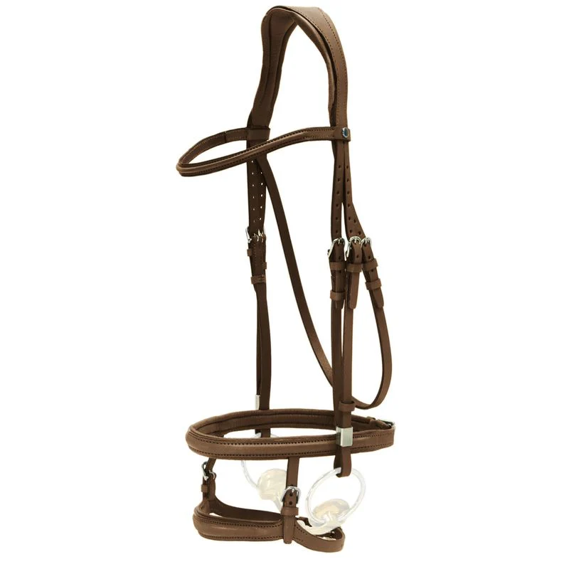 Stubben 2700 Pro-Jump Tandem Noseband Snaffle Bridle - Image 4