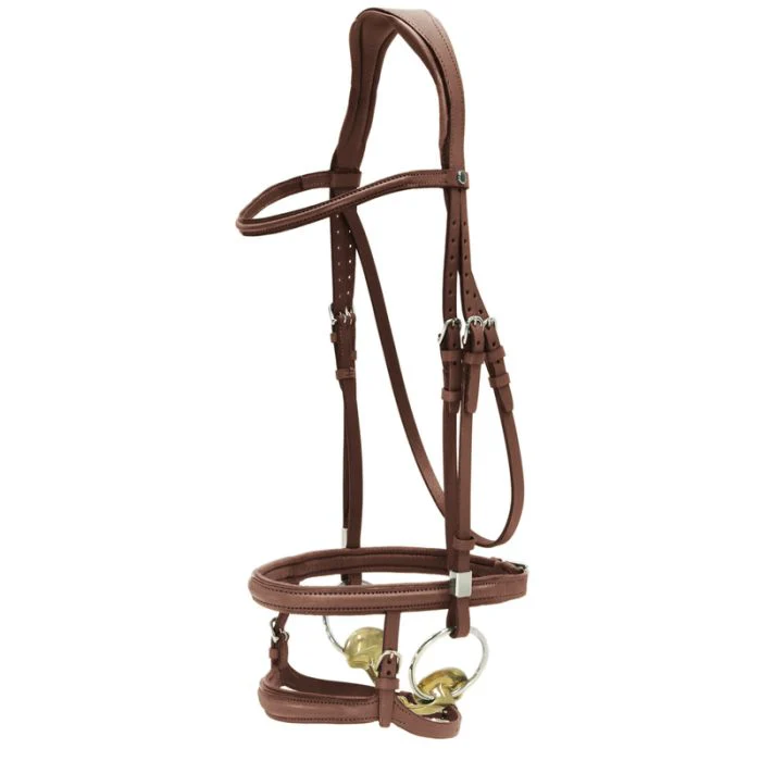 Stubben 2700 Pro-Jump Tandem Noseband Snaffle Bridle - Image 5