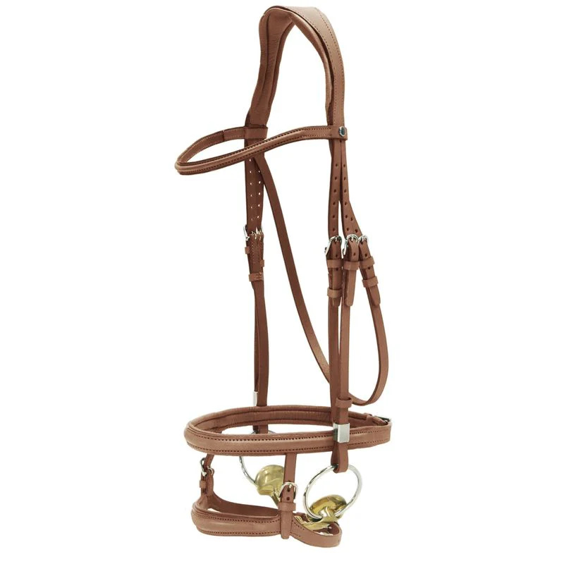Stubben 2700 Pro-Jump Tandem Noseband Snaffle Bridle - Image 6