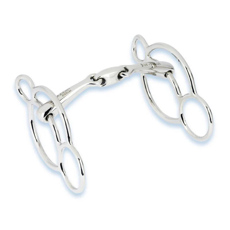 Stubben Easy-Control 3-Ring Gag - Double Broken - Image 2
