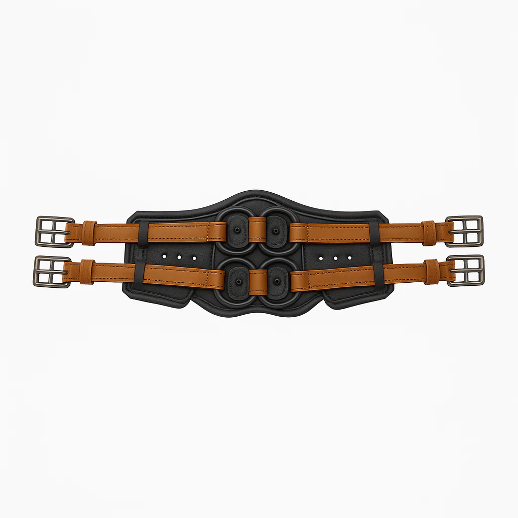 Stubben Equi-Soft® Short Saddle Girth with Cover - Tobacco