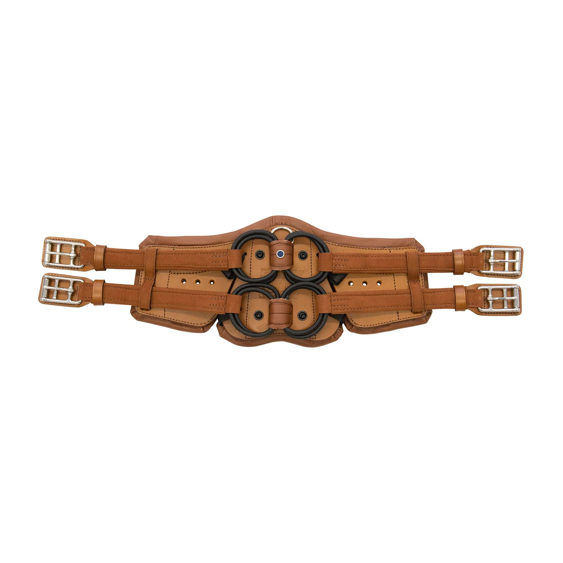 Stubben Equi-Soft® Short Saddle Girth with Cover - Tobacco - Image 3