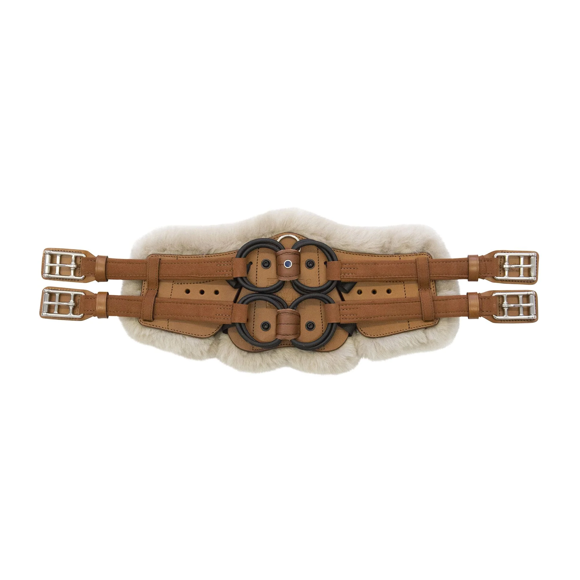 Stubben Equi-Soft® Short Saddle Girth with Cover - Tobacco - Image 7