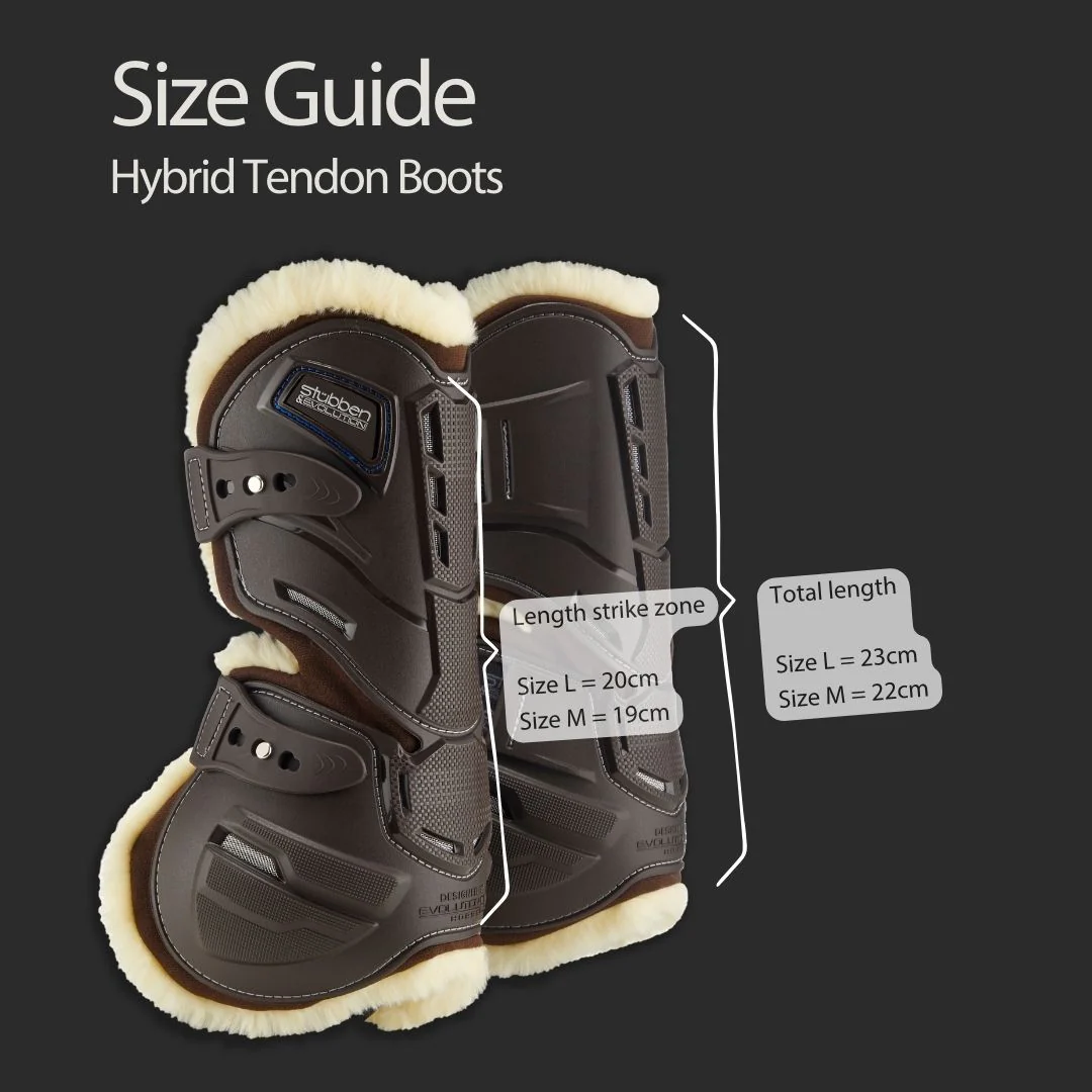 Stubben Hybrid Fleece Tendon Boots - Image 3