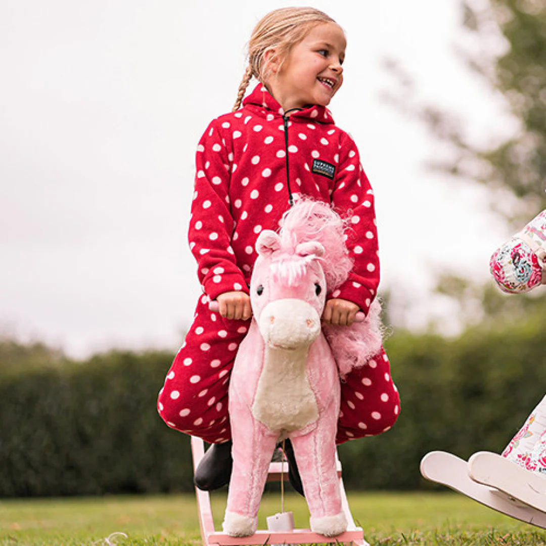 Supreme Products Child's Dotty Fleece Onesie - Image 7