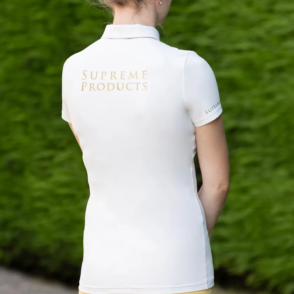 Supreme Products Short Sleeve Champion Show Rider Competition Shirt with Zip - Image 2