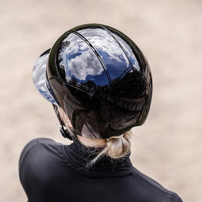 SWING H24 Lady Glossy Riding Hat - Image 9