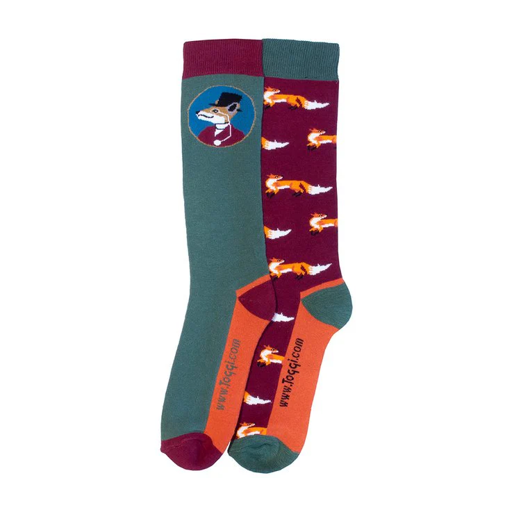 Toggi Mens Fox & Hare Socks 2 Pack