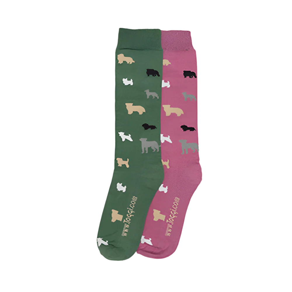 Toggi Multi Dog Socks 2 Pack