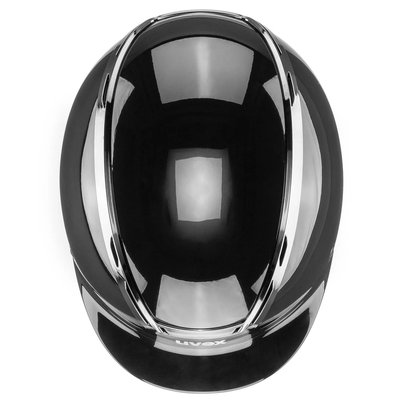 Uvex Exxeed Shiny Chrome Riding Helmets - Image 2