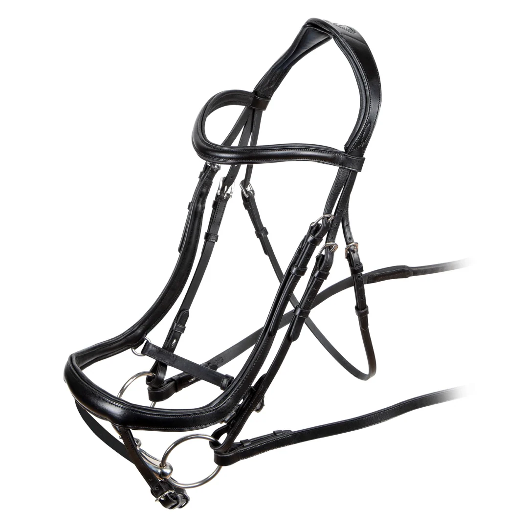 Shires Velociti RAPIDA Ergonomic Curved Flash Bridle - Image 2