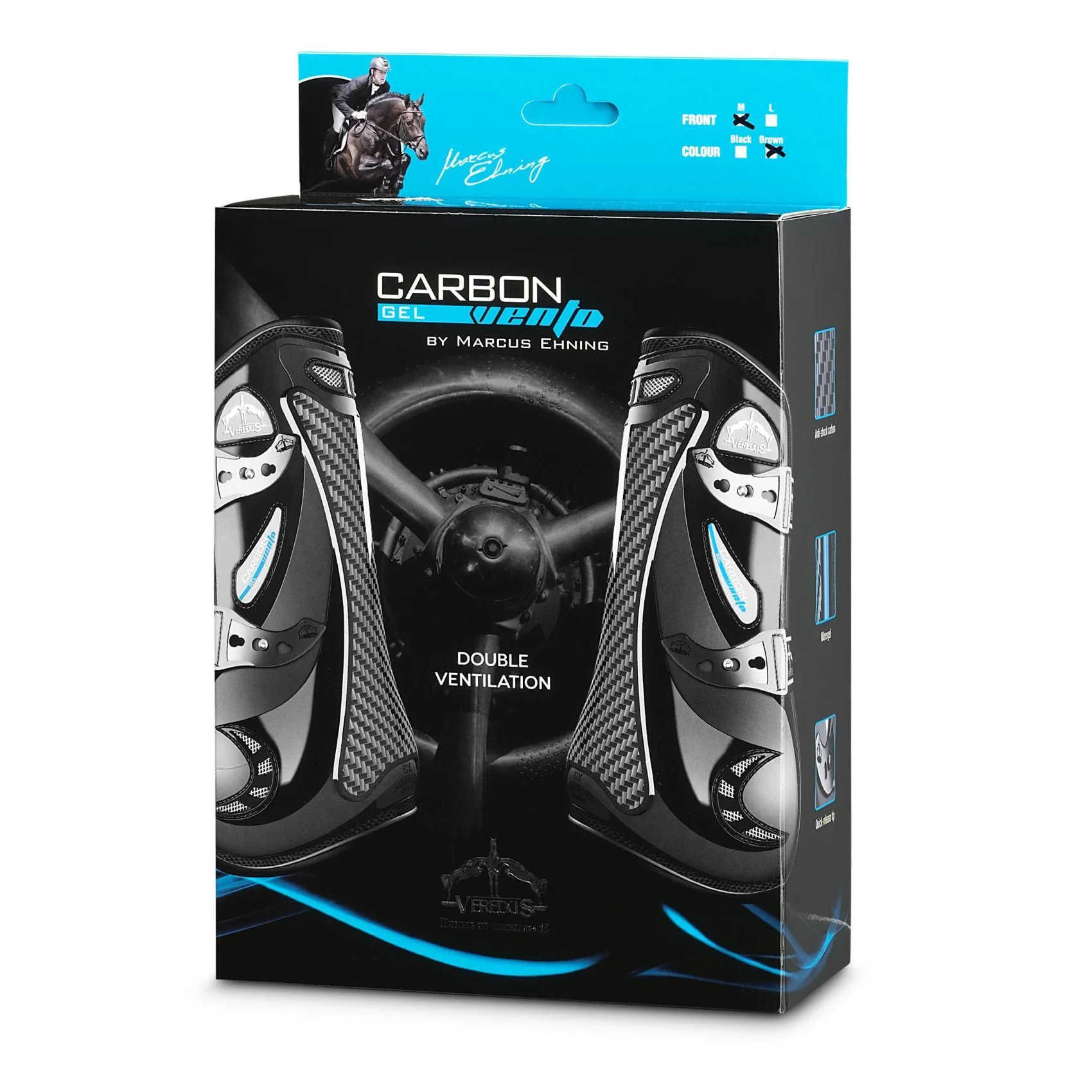Veredus Carbon Gel Vento Front Tendon Boot - Image 3