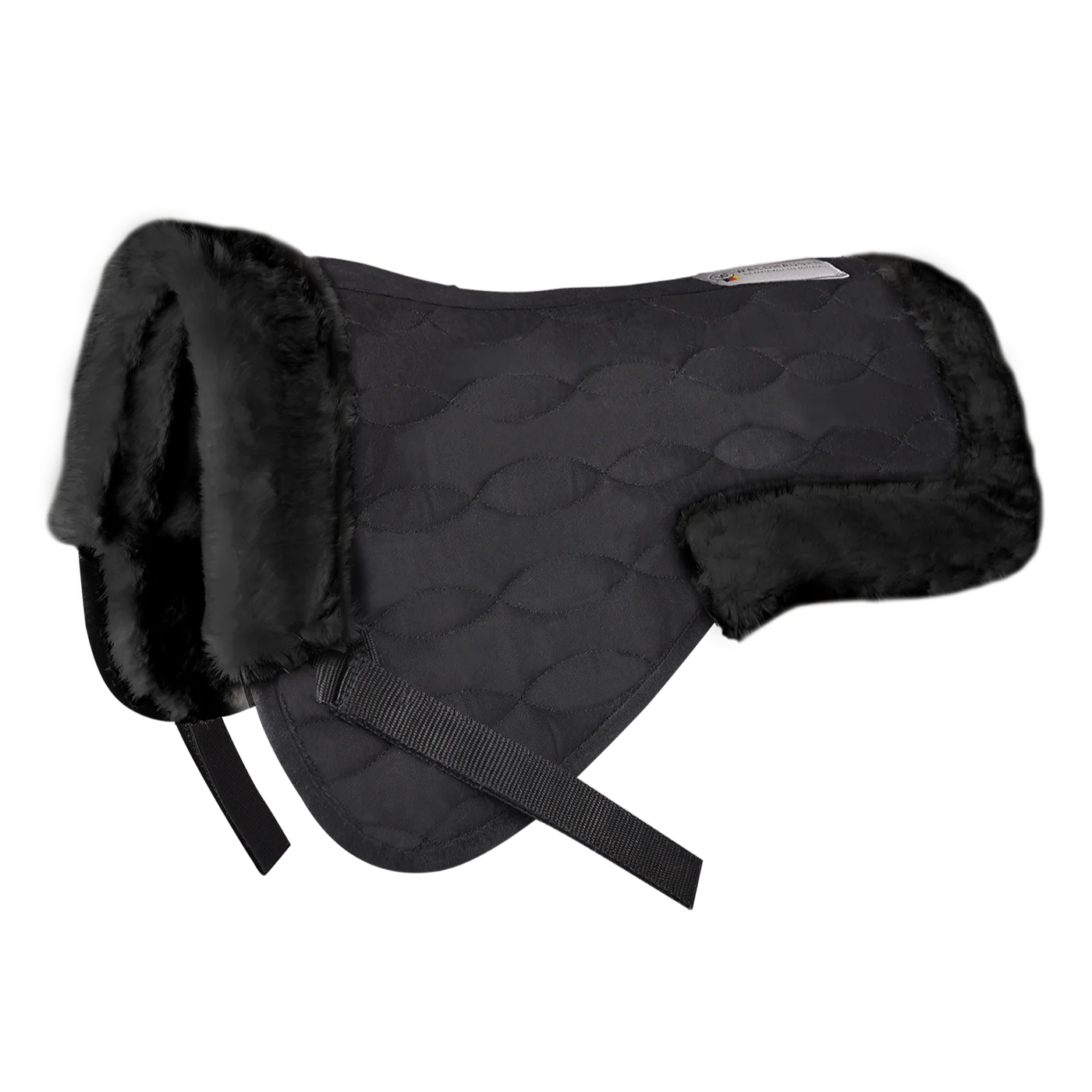 Waldhausen Half Saddle Pad with Synthetic Lambskin - Image 2