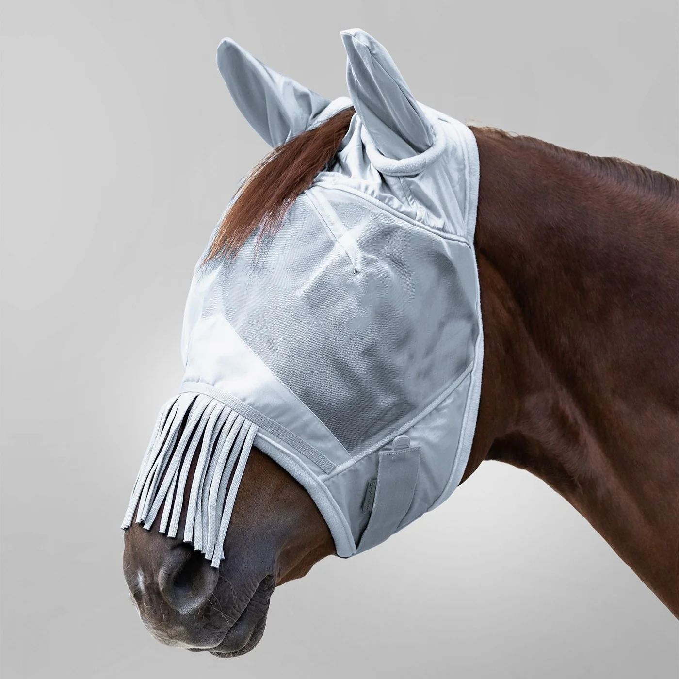 Waldhausen Premium Fly Mask with Ear Protection and Nose Fringe - Image 2