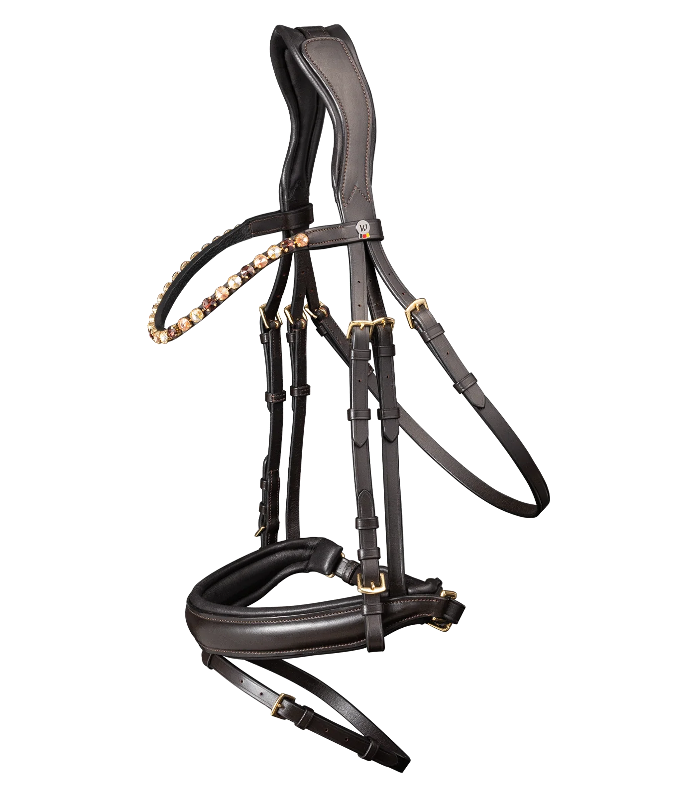 Waldhausen X-Line Goldheart Bridle - Image 4