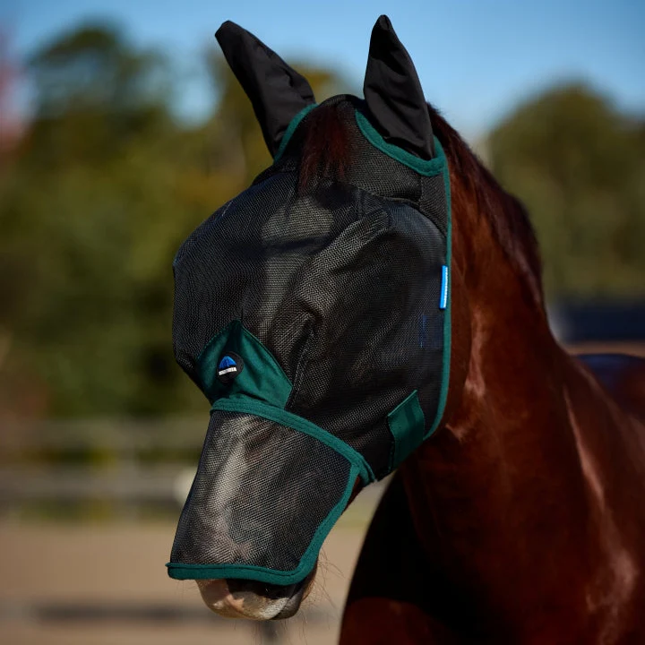 Weatherbeeta Comfitec Durable Mesh Mask with Ears & Nose - Image 3