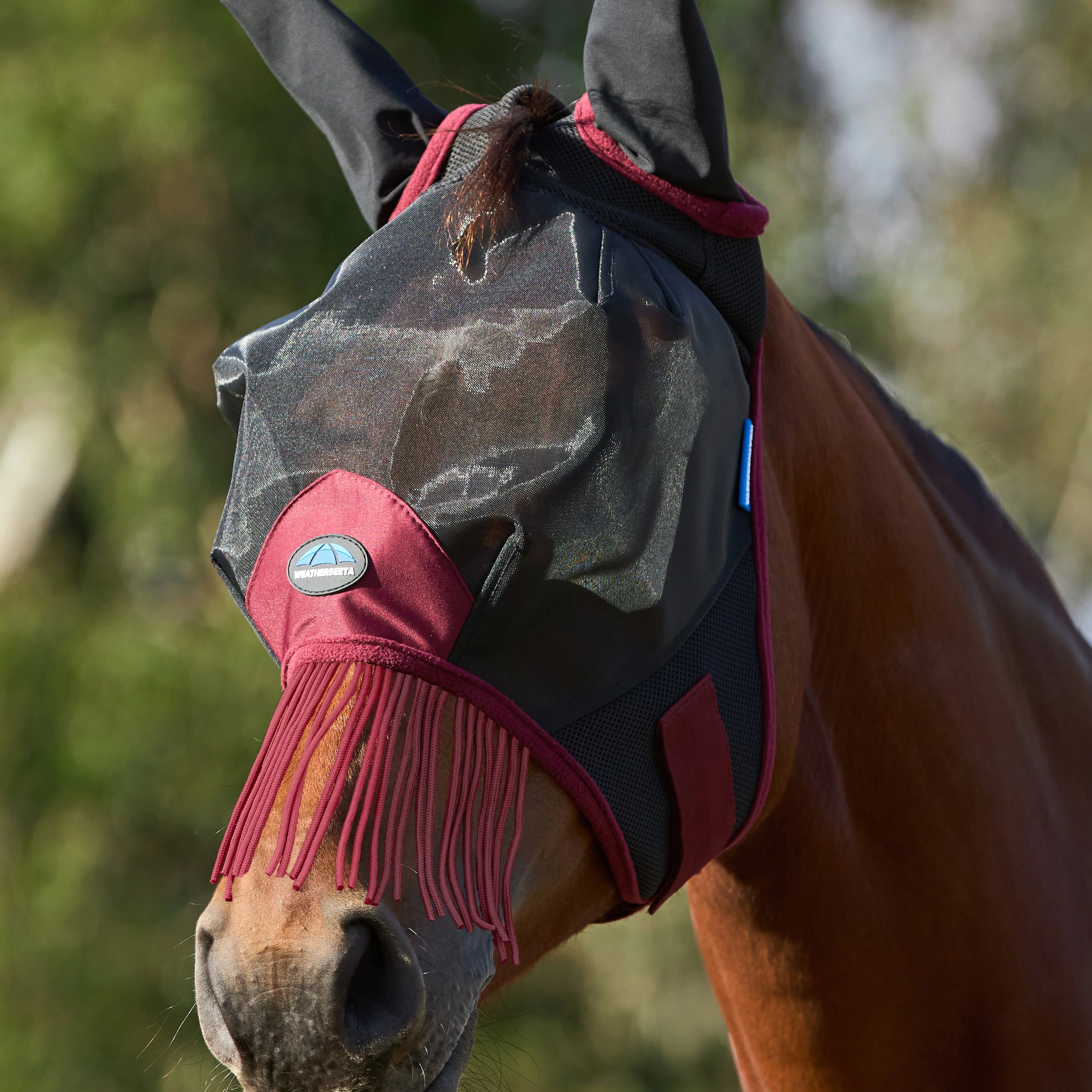 Weatherbeeta Comfitec Fine Mesh Fly Mask With Ears & Tassels