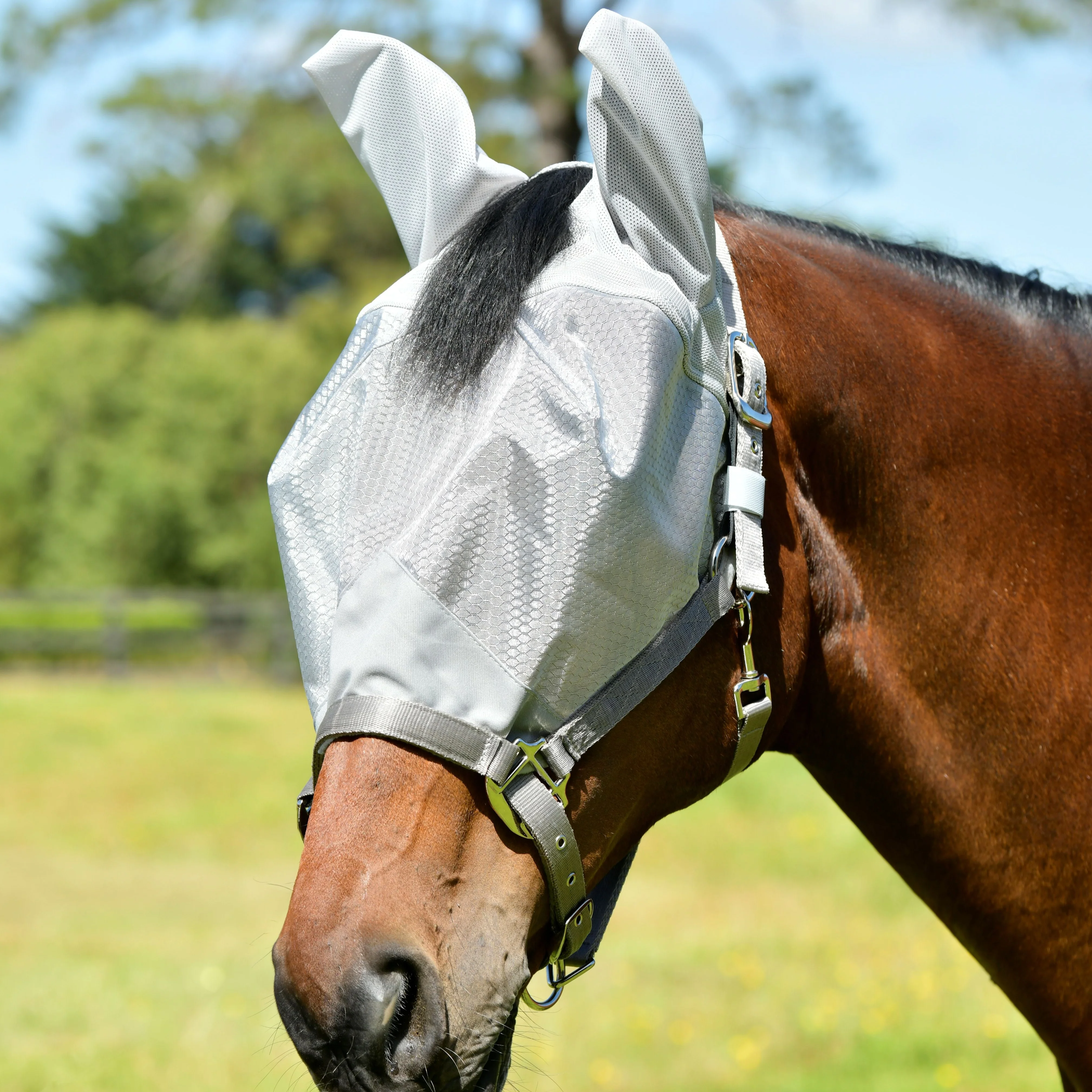 Weatherbeeta Comfitec Hexi Shield Dual Fly Mask