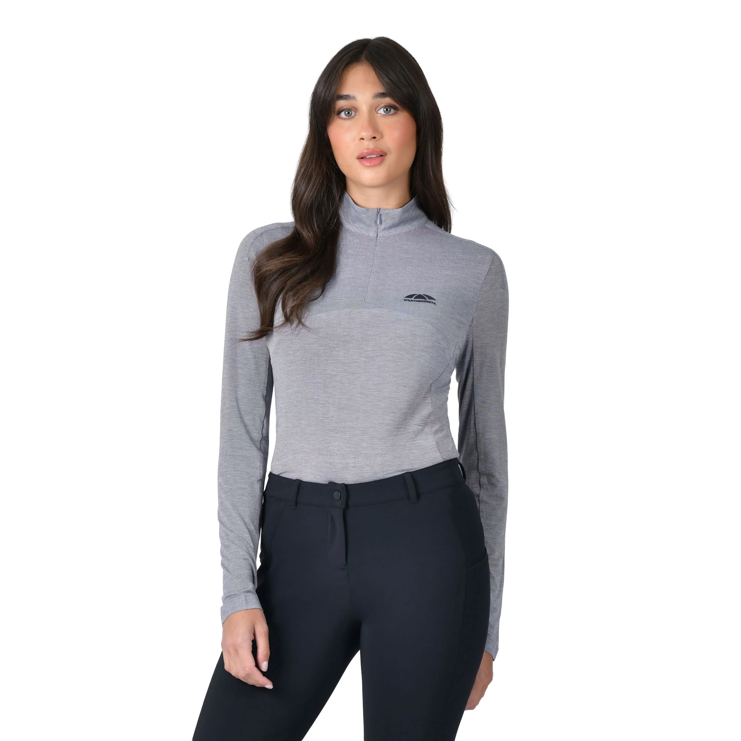 Weatherbeeta Ladies 37.5 Lightweight Performance Long Sleeve 1/4 Zip Top - Image 4