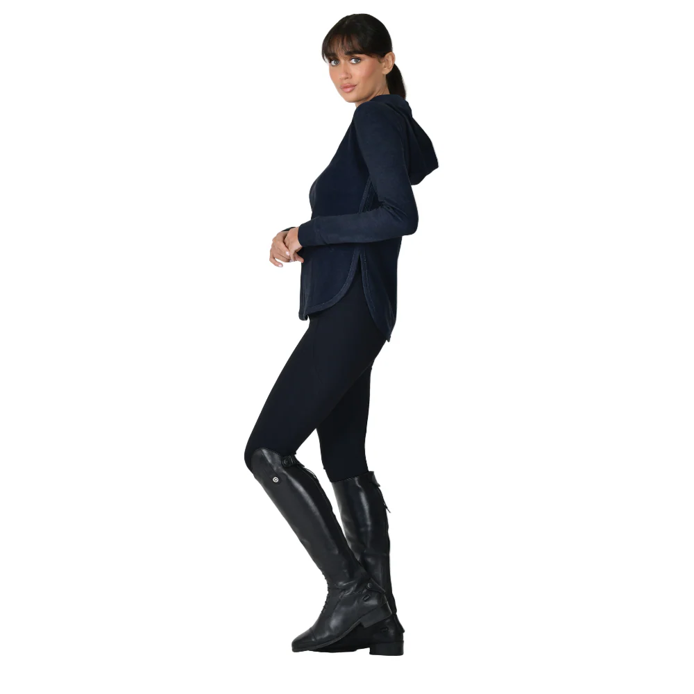 Weatherbeeta Ladies London Layer Long Sleeve Top With Hood - Image 4