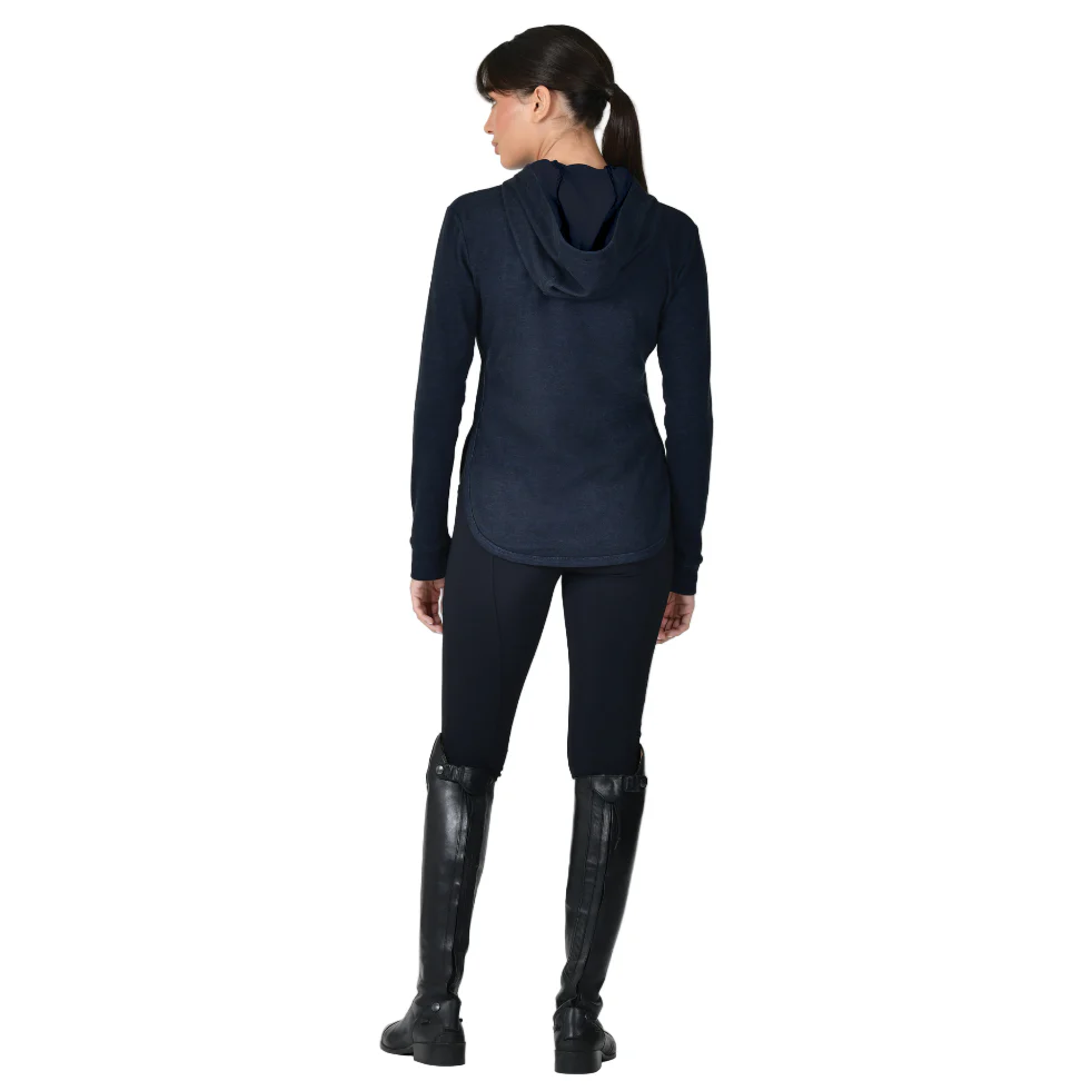 Weatherbeeta Ladies London Layer Long Sleeve Top With Hood - Image 5