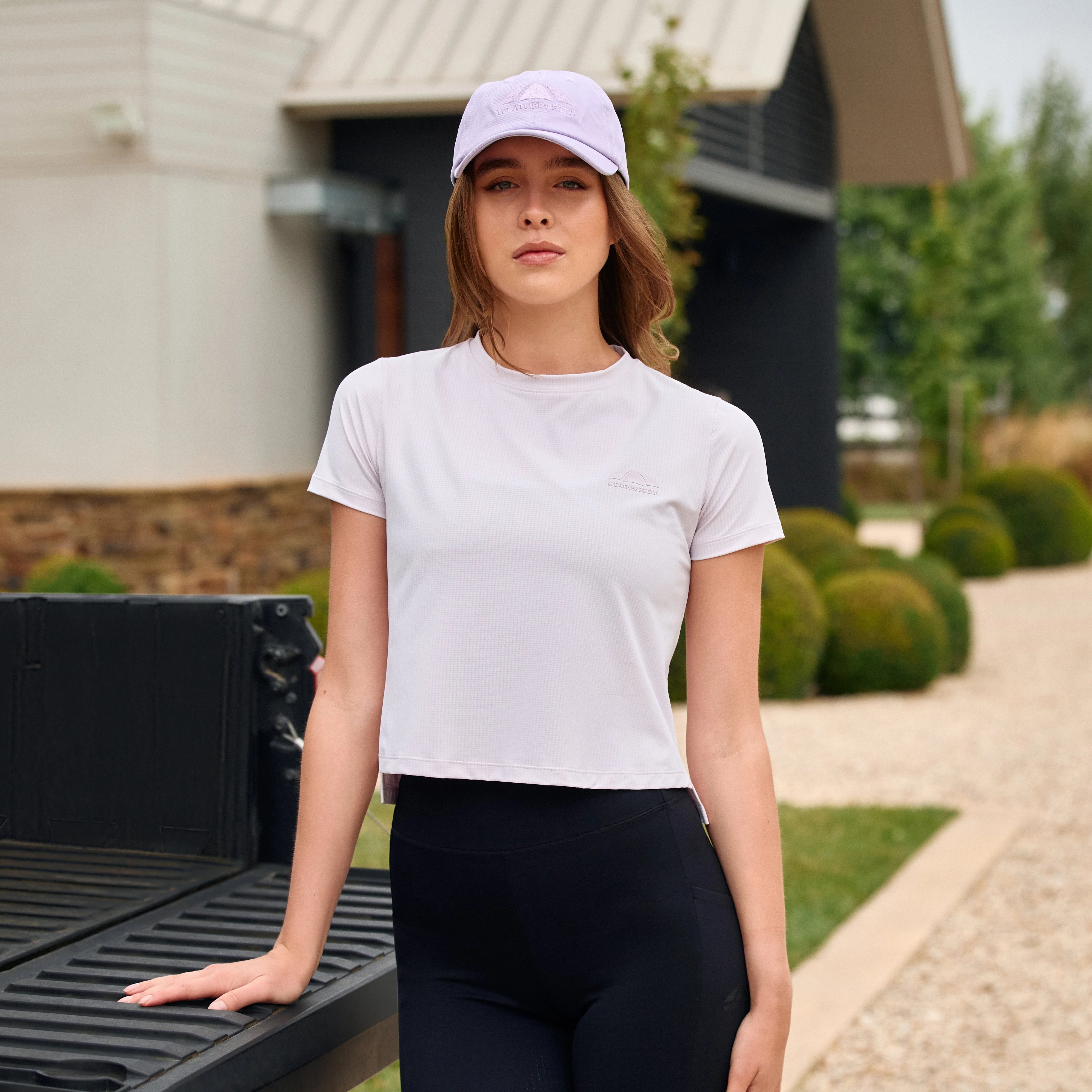 Weatherbeeta Ladies Relaxed Cropped Copper UV Short Sleeve Tee - Image 5