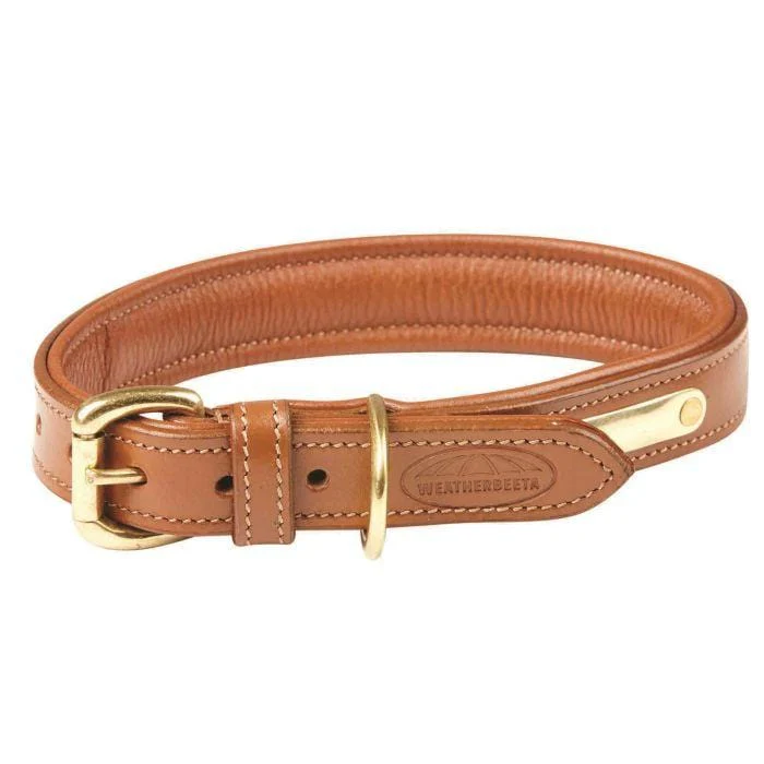 Weatherbeeta Padded Leather Dog Collar - Image 5
