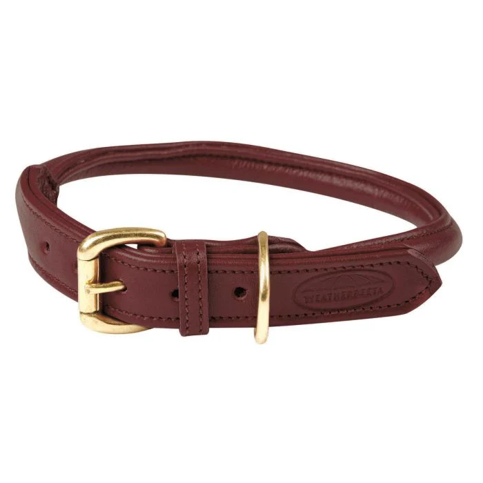 Weatherbeeta Rolled Leather Dog Collar - Image 5