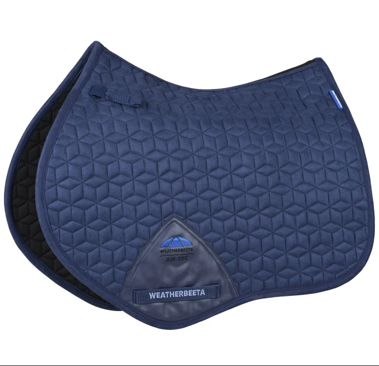 Weatherbeeta Suede Elite Air-Tec Jump Shaped Saddle Pad - Image 2