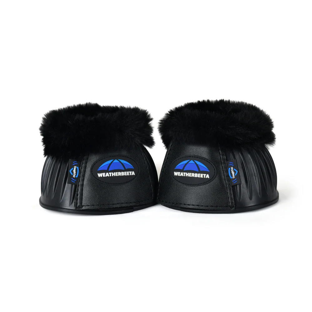 Weatherbeeta Tough-Tec Prime Fleece Trim Rubber Bell Boots
