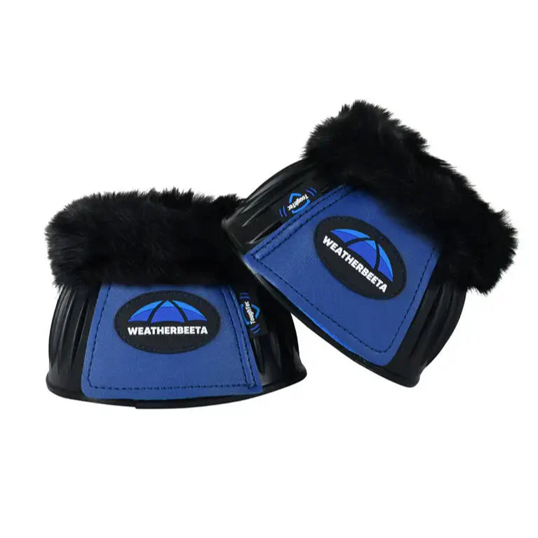 Weatherbeeta Tough-Tec Prime Fleece Trim Rubber Bell Boots - Image 23
