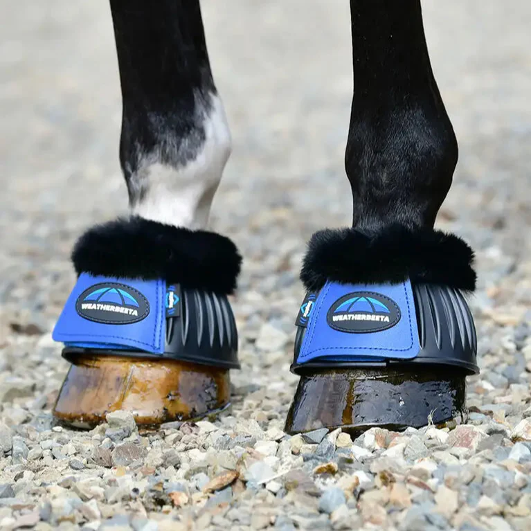 Weatherbeeta Tough-Tec Prime Fleece Trim Rubber Bell Boots - Image 28