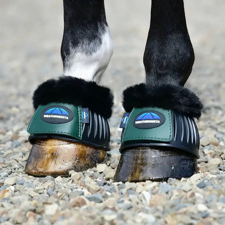 Weatherbeeta Tough-Tec Prime Fleece Trim Rubber Bell Boots - Image 34